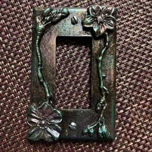 Custom Floral Light Switch Cover